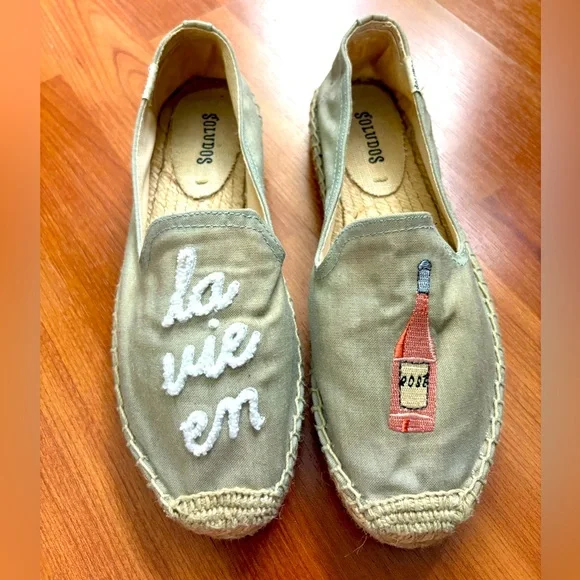 Soludos Rosé Espadrilles - Picture 1 of 6